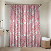 Soft Pink Mermaid Puakenikeni Maile Lei Bathroom Set