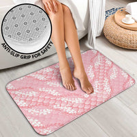 Soft Pink Mermaid Puakenikeni Maile Lei Bathroom Set