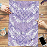 Lilac Mermaid Puakenikeni Maile Lei Puzzle