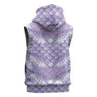 Lilac Mermaid Puakenikeni Maile Lei Sleeveless Hoodie