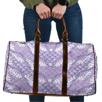 Lilac Mermaid Puakenikeni Maile Lei Travel Bag