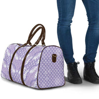Lilac Mermaid Puakenikeni Maile Lei Travel Bag