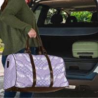 Lilac Mermaid Puakenikeni Maile Lei Travel Bag