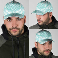 Light Turquoise Mermaid Puakenikeni Maile Lei Classic Cap LT01 - Polynesian Pride