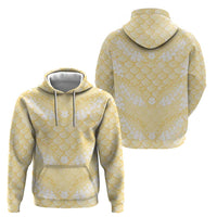 Pastel Yellow Mermaid Puakenikeni Maile Lei Hoodie LT01 - Polynesian Pride