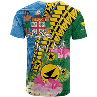 Personalised Malampa Fiji Day T Shirt Tropical Tapa Pattern