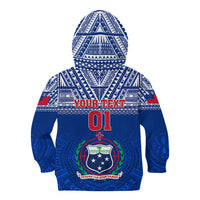 Custom Samoa Rugby Kid Hoodie Manu Samoa Polynesian Tatoo Pattern LT01 - Polynesian Pride