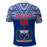 Custom Samoa Rugby Polo Shirt Manu Samoa Polynesian Tatoo Pattern LT01 - Polynesian Pride