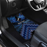 Personalised Aotearoa Matariki Car Mats Blue Fern Maori Poutama