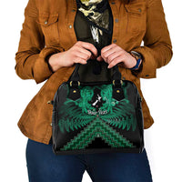 Personalised Aotearoa Matariki Shoulder Handbag Green Fern Maori Poutama LT01 - Polynesian Pride