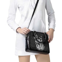 Hawaii Mermaid Monotone Shoulder Handbag Polynesian Pattern Fish Hook LT01 - Polynesian Pride