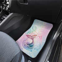 Hawaii Mermaid Sweet Pastel Car Mats Polynesian Pattern Fish Hook