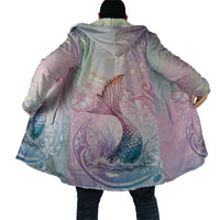 Hawaii Mermaid Sweet Pastel Cloak Polynesian Pattern Fish Hook