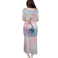 Hawaii Mermaid Sweet Pastel Puletasi Polynesian Pattern Fish Hook LT01 - Polynesian Pride