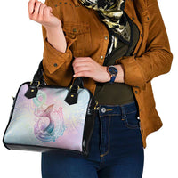 Hawaii Mermaid Sweet Pastel Shoulder Handbag Polynesian Pattern Fish Hook LT01 - Polynesian Pride