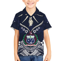 Samoa Independence Day Family Matching Off Shoulder Maxi Dress and Hawaiian Shirt Ula Nifo Mix Turtle