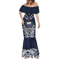 Samoa Independence Day Mermaid Dress Ula Nifo Mix Turtle LT01 - Polynesian Pride