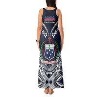 Samoa Independence Day Tank Maxi Dress Ula Nifo Mix Turtle LT01 - Polynesian Pride