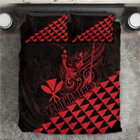 King Kamehameha Day Bedding Set Kakau Polynesian Pattern