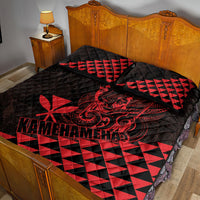 King Kamehameha Day Quilt Bed Set Kakau Polynesian Pattern