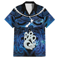 Personalized Maori Matariki Manaia Family Matching Long Sleeve Bodycon Dress and Hawaiian Shirt Maori Kowhaiwhai Pattern Galaxy