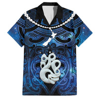 Personalized Maori Matariki Manaia Hawaiian Shirt Maori Kowhaiwhai Pattern Galaxy