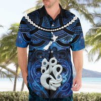 Personalized Maori Matariki Manaia Hawaiian Shirt Maori Kowhaiwhai Pattern Galaxy