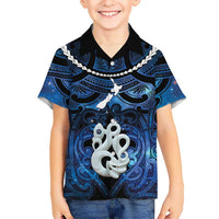 Personalized Maori Matariki Manaia Hawaiian Shirt Maori Kowhaiwhai Pattern Galaxy