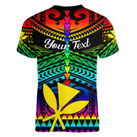 personalised-hawaii-women-v-neck-t-shirt-kanaka-maoli-kakau-2023-national-coming-out-day