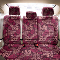 Sweet Pink Monstera Back Car Seat Cover Polynesian Tribal Pattern - Polynesian Pride