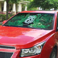Maori Matariki Manaia Kakariki Auto Sun Shade Maori Kowhaiwhai Pattern Galaxy LT01 - Polynesian Pride