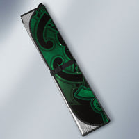 Maori Matariki Manaia Kakariki Auto Sun Shade Maori Kowhaiwhai Pattern Galaxy LT01 - Polynesian Pride