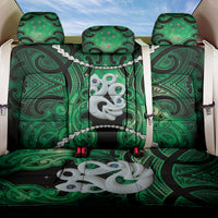 Maori Matariki Manaia Kakariki Back Car Seat Cover Maori Kowhaiwhai Pattern Galaxy LT01 One Size Green - Polynesian Pride