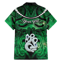 Personalised Maori Matariki Manaia Kakariki Hawaiian Shirt Maori Kowhaiwhai Pattern Galaxy LT01 - Polynesian Pride