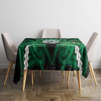 Maori Matariki Manaia Kakariki Tablecloth Maori Kowhaiwhai Pattern Galaxy LT01 - Polynesian Pride