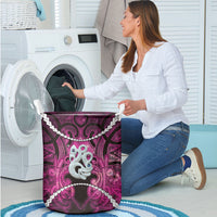 Maori Matariki Manaia Mawhero Laundry Basket Maori Kowhaiwhai Pattern Galaxy LT01 - Polynesian Pride