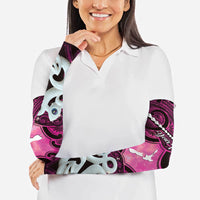 Personalised Maori Matariki Manaia Mawhero Arm Sleeves Maori Kowhaiwhai Pattern Galaxy LT01 - Polynesian Pride