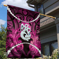 Maori Matariki Manaia Mawhero Garden Flag Maori Kowhaiwhai Pattern Galaxy LT01 - Polynesian Pride