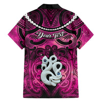 Personalised Maori Matariki Manaia Mawhero Hawaiian Shirt Maori Kowhaiwhai Pattern Galaxy