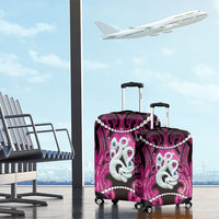 Maori Matariki Manaia Mawhero Luggage Cover Maori Kowhaiwhai Pattern Galaxy LT01 - Polynesian Pride