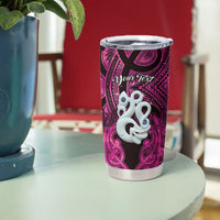 Personalised Maori Matariki Manaia Mawhero Tumbler Cup Maori Kowhaiwhai Pattern Galaxy LT01 - Polynesian Pride