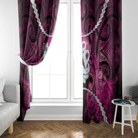 Maori Matariki Manaia Mawhero Window Curtain Maori Kowhaiwhai Pattern Galaxy LT01 - Polynesian Pride