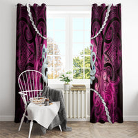 Maori Matariki Manaia Mawhero Window Curtain Maori Kowhaiwhai Pattern Galaxy LT01 - Polynesian Pride