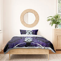 Maori Matariki Manaia Waiporoporo Bedding Set Maori Kowhaiwhai Pattern Galaxy LT01 - Polynesian Pride