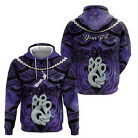 Personalised Maori Matariki Manaia Waiporoporo Hoodie Maori Kowhaiwhai Pattern Galaxy LT01 - Polynesian Pride