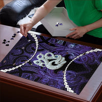 Maori Matariki Manaia Waiporoporo Puzzle Maori Kowhaiwhai Pattern Galaxy LT01 - Polynesian Pride