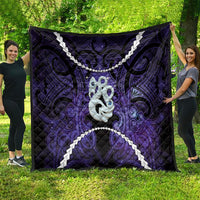 Maori Matariki Manaia Waiporoporo Quilt Maori Kowhaiwhai Pattern Galaxy LT01 - Polynesian Pride