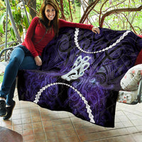 Maori Matariki Manaia Waiporoporo Quilt Maori Kowhaiwhai Pattern Galaxy LT01 - Polynesian Pride
