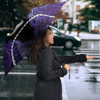 Maori Matariki Manaia Waiporoporo Umbrella Maori Kowhaiwhai Pattern Galaxy LT01 - Polynesian Pride