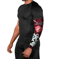Personalised Maori Matariki Manaia Whero Arm Sleeves Maori Kowhaiwhai Pattern Galaxy LT01 - Polynesian Pride
